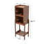 33cm W Solid + Manufactured Wood Bedside Table-540061758