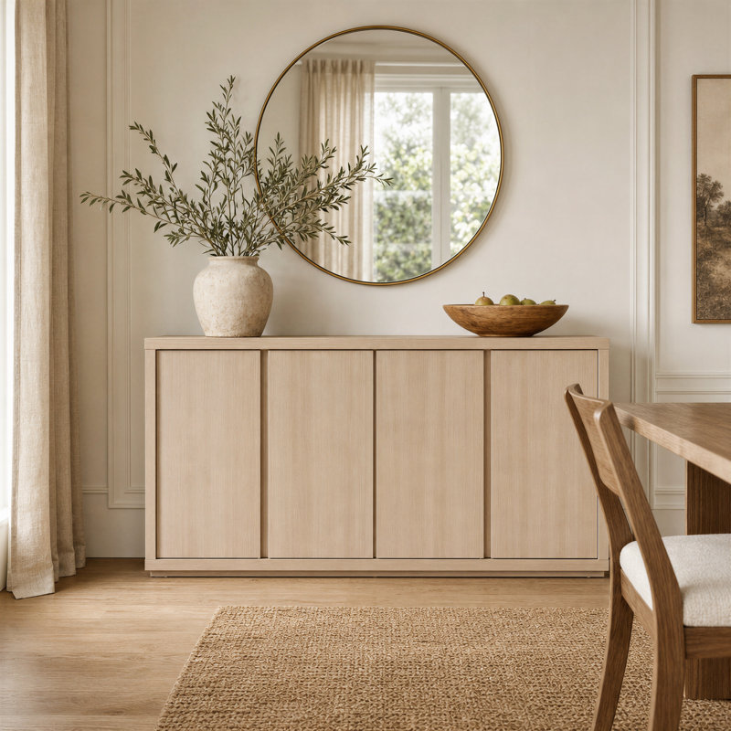 178cm Sideboard, Ivory White