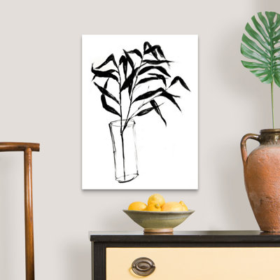 «Sumi-E Bamboo I», art mural sur toile