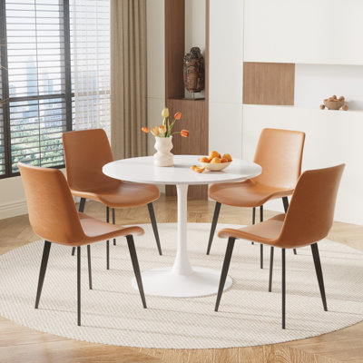 Small Round Pedestal Dining Set