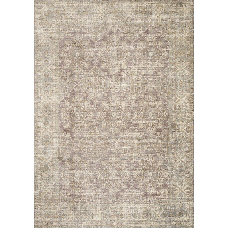 Tapis lilas Elivra, Carré 1 pi 6 po