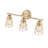 Emmayn 3-Light Dimmable Gold Bathroom Vanity Light