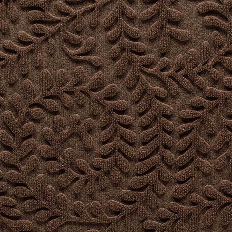Tapis d'entrée pour l'extérieur WaterHog Boxwood 23 po x 35 po, Rectangle 23 po x 35 po, Brun foncé