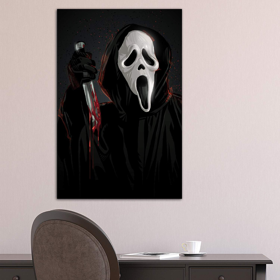 Leinwandbild - Grafikdruck „Scream” von Nikita Abakumov