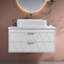 Meuble-lavabo moderne simple avec vasque en céramique