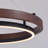 Reiser Dimmable 1-Light LED Chandelier with Remote Control, Industrial Rustic Modern Lighting-66639782