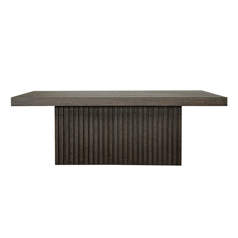 Tyson Solid Wood Coffee Table, Dark Espresso Oak