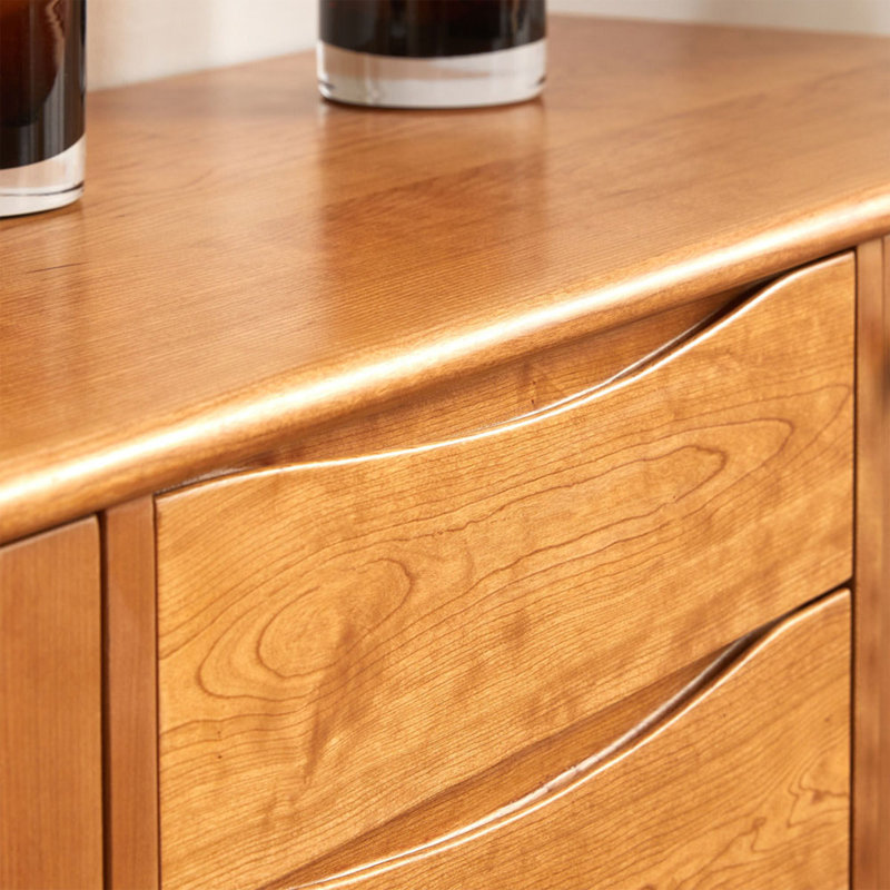 Multi-functional solid wood sideboard, 31.49" H x 59.05" W x 15.74" D
