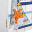Mediterranean Wood Wall Organizer with Key Hooks