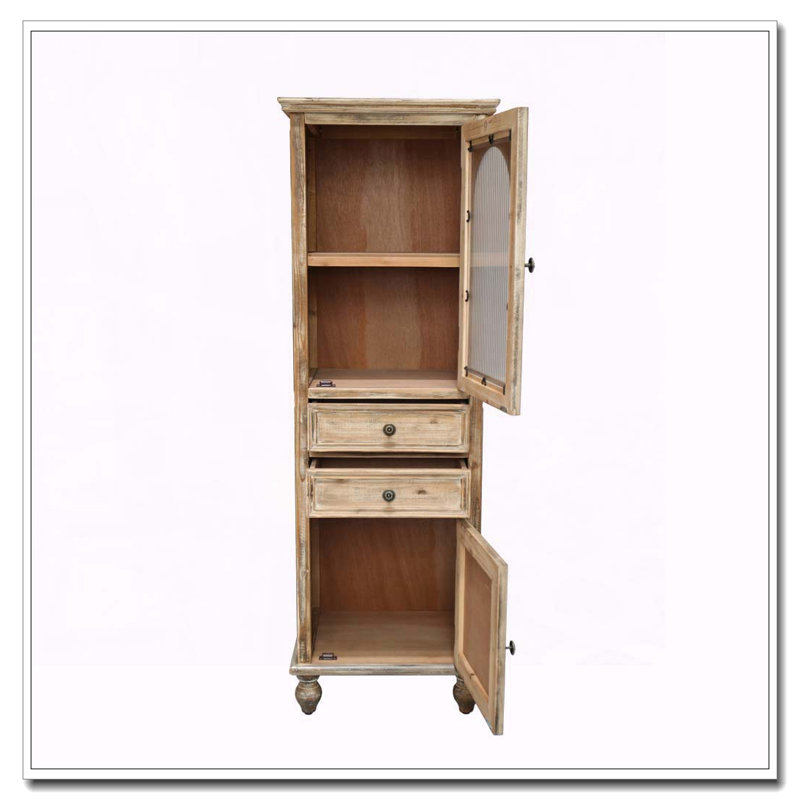 Armoire de rangement Farmhouse, Naturel + rustique