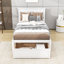 Lit plateforme en bois avec tiroir de rangement Daygen-1607153056