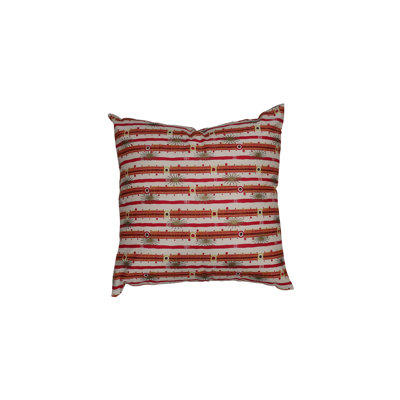 Striped Reversible Throw Pillow