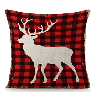  Coussin décoratif en lin intérieur / extérieur Reindeer
