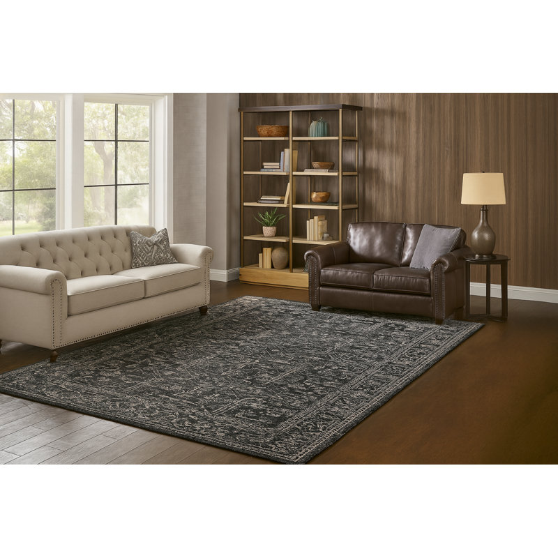Crafters & Weavers Tibet Collection Area Rug Ultra Soft Washable Rug, Non Slip, Indoor, Stain Resistant Rugs for Living Room Bedroom Vintage Home Decor (8' x 10')