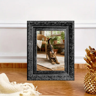 Cadre photo noir 3 pièces 8 po x 10 po Clean Line avec fixation murale ou de table