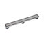 Grille de carrelage linéaire en acier inoxydable pour drain de douche
