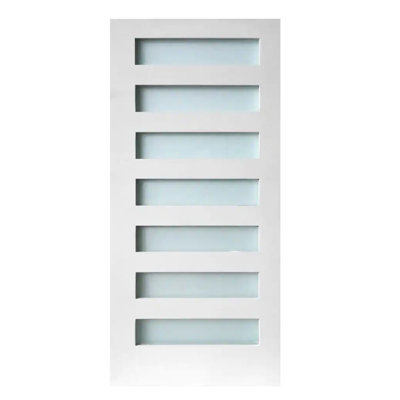 Porte standard en verre satiné