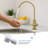 Lead-Free Stainless Steel Drinking Water Faucet With 360° Swivel High-Arc Spout-122065023