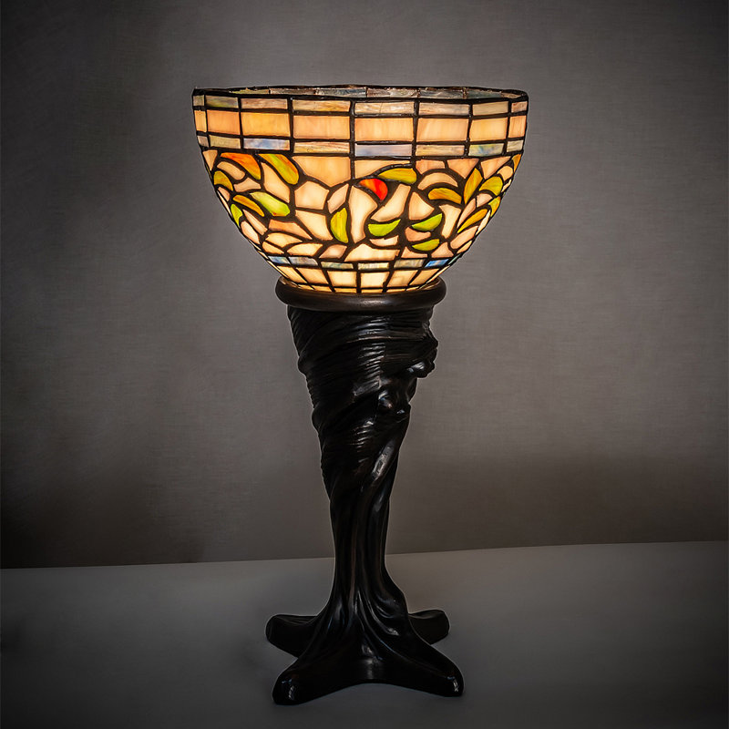 Rustic Lodge Torchiere Table Lamp
