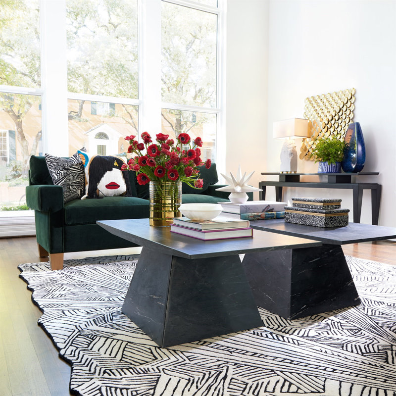 Handmade Brass Pyramid Wall Sculpture on Stainless Steel