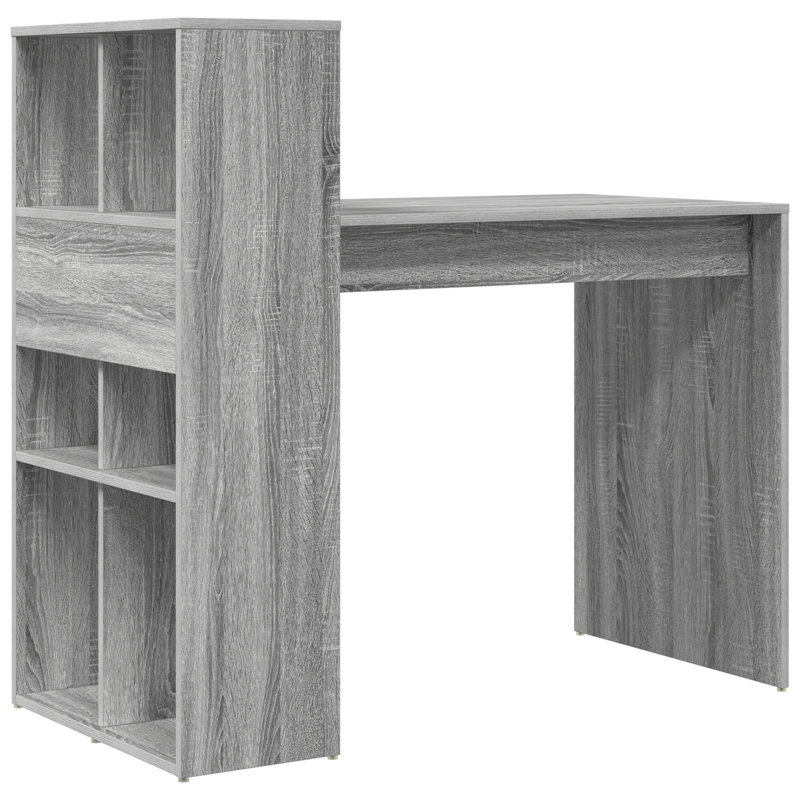 Writing Desk Engineered Wood, Grey Sonoma