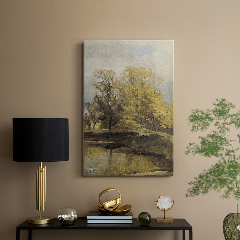 Paysage rétro CL XXVII - galerie Cavas, H 48 po x l 32 po