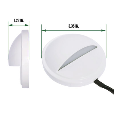 Ensemble de lumières DEL blanches à basse tension intégrées