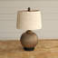 Lampe de table brune 24 po Dunnom
