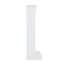 Flare 1220cm W White Electric Fireplace