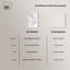 «Thick White Texture II», art mural blanc sur toile -1380698496-1380698558