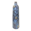 Vase de table en verre doré / bleu 19,7 "