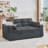 Loveseat Sleeper Sofa Bed with Storage Armrest-118647530