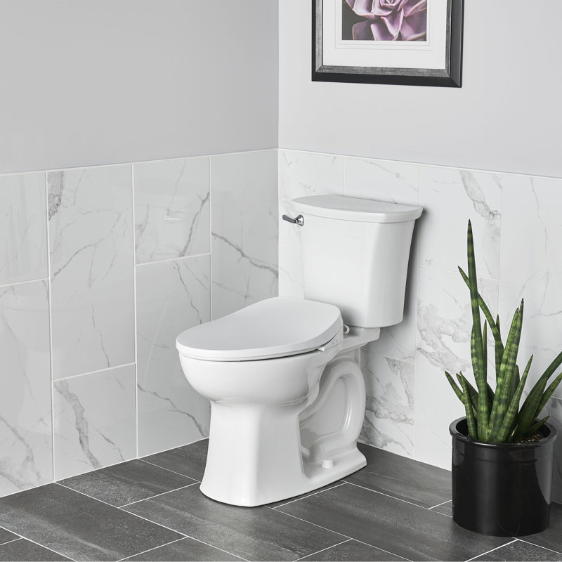 Siège de bidet allongé pour toilette manuel SpaLet 2.0 AquaWash