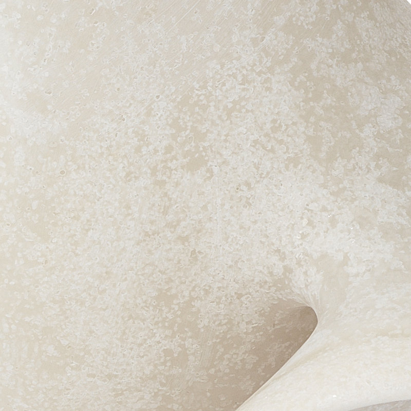 Amorphous Table Object, Small In Off White Resin, 10" H x 8.25" W x 7" D