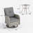 5-Piece Outdoor Swivel Glider Chair Set With Cushions, Ottomans And Side Table-615484135