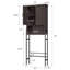 Rangement au-dessus de la toilette en métal et bois H 69 po Trijal-1079046989