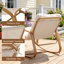 28.4"W Accent Lounge Chair With Cushion, Living Room Rocking Chair