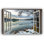 Thawing Reflections – Winter Window View Landscape Wall Art