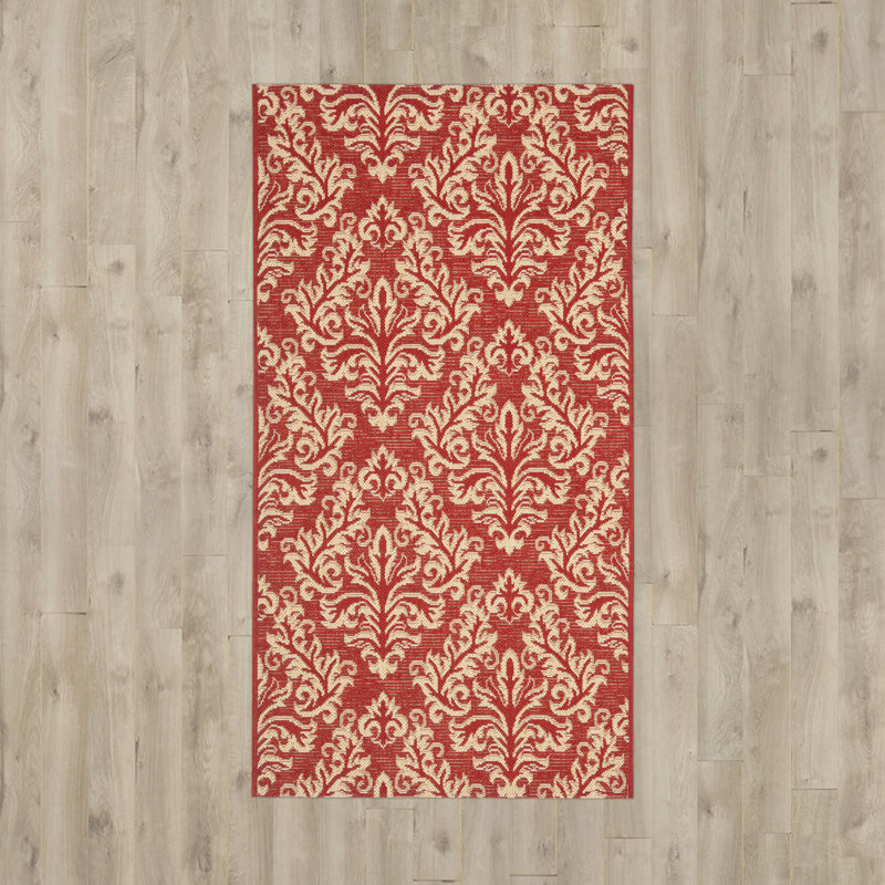 Galena Performance Ikat Indoor/Outdoor Area Rug, Rectangle 2' x 3'7"