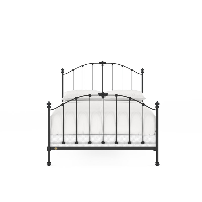 171 Country French Bed | Complete Standard, Gunmetal, Queen