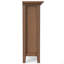 Armoire de rangement en bois massif brun rustique vieilli de 36 pouces de largeur Redmond