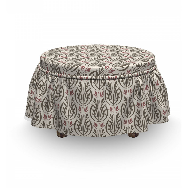 Housse pour repose-pieds motif médiéval