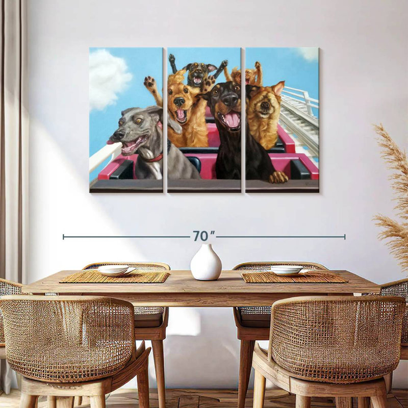 Thrill Seekers, 36" H x 57" W