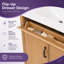 Meuble-lavabo en céramique avec 4 tiroirs Damarquis