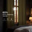 Rideaux obscurcissants en lin synthétique pour chambre et salon Bellino (1 panneau)-1007233959-1007233940