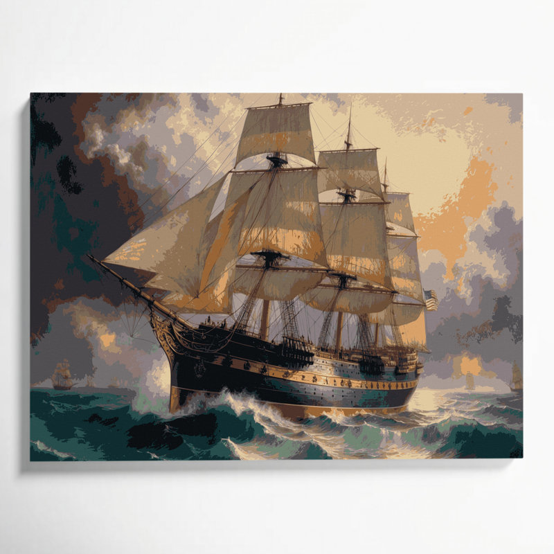Art mural sur toile gris, H 24 po x l 36 po