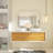 Shushil 55'' Double Bathroom Vanity with Solid Surface Top