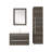 Silhouette 30" Single Sink Bathroom Vanity with Cultured Marble Top-1563328830