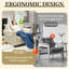 Canapé Chesterfield 41,3 po Mid-Century-820806615