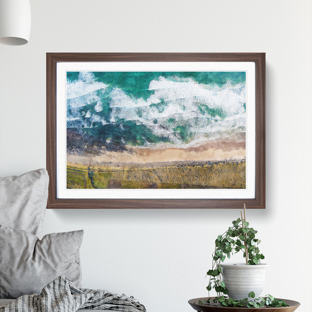 Beach in Keiss in Scotland - Picture Frame Painting